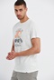 FUNKY BUDDHA-Ανδρικό t-shirt FUNKY BUDDHA Garage 55 λευκό