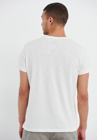 FUNKY BUDDHA-Ανδρικό t-shirt FUNKY BUDDHA Garage 55 λευκό