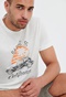 FUNKY BUDDHA-Ανδρικό t-shirt FUNKY BUDDHA Garage 55 λευκό