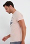 FUNKY BUDDHA-Ανδρικό t-shirt FUNKY BUDDHA Garage 55 ροζ