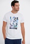 FUNKY BUDDHA-Ανδρικό t-shirt FUNKY BUDDHA Garage 55 λευκό