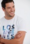FUNKY BUDDHA-Ανδρικό t-shirt FUNKY BUDDHA Garage 55 λευκό