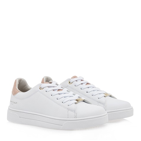 RENATO GARINI-Γυναικεία sneakers RENATO GARINI Q157Q2031 λευκά nude