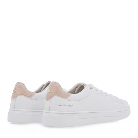 RENATO GARINI-Γυναικεία sneakers RENATO GARINI Q157Q2031 λευκά nude