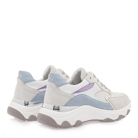 SEVEN-Γυναικεία sneakers SEVEN Q119R6323 γαλάζια γκρι