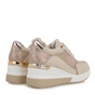 LA BOTTINE-Γυναικεία sneakers wedges R119X1034 μπεζ πλατινέ