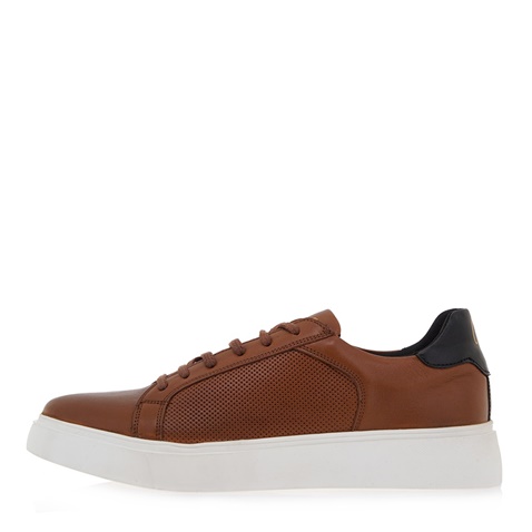 GIOVANNI MORELLI-Ανδρικά sneakers GIOVANNI MORELLI Q507U0012 καφέ ταμπά