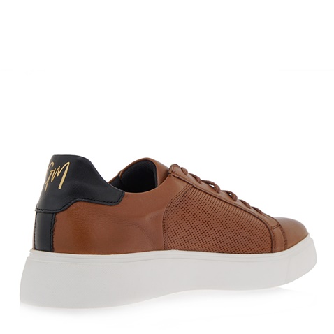 GIOVANNI MORELLI-Ανδρικά sneakers GIOVANNI MORELLI Q507U0012 καφέ ταμπά