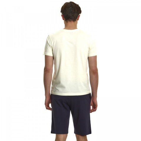ADMIRAL-Ανδρικό t-shirt ADMIRAL εκρού