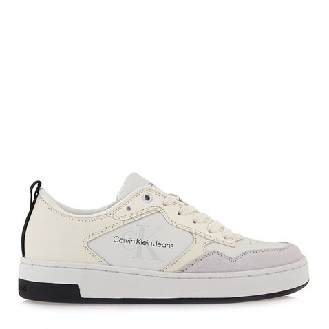 CALVIN KLEIN JEANS-Γυναικεία sneakers CALVIN KLEIN JEANS Q10168762 λευκά εκρού