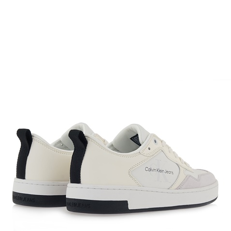 CALVIN KLEIN JEANS-Γυναικεία sneakers CALVIN KLEIN JEANS Q10168762 λευκά εκρού