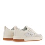 CALVIN KLEIN JEANS-Γυναικεία δερμάτινα sneakers CALVIN KLEIN JEANS Q10168762 λευκά