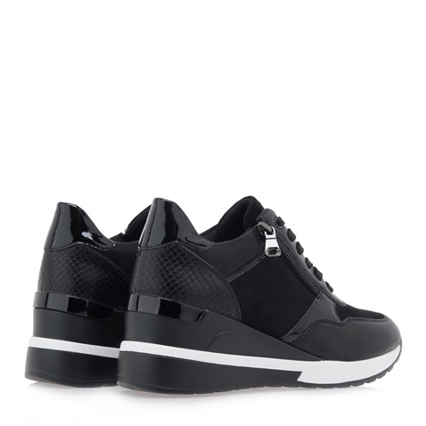 JK LONDON-Γυναικεία sneakers wedges JK LONDON R104B2963 μαύρα