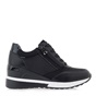 JK LONDON-Γυναικεία sneakers wedges JK LONDON R104B1433 μαύρα με στρας