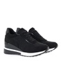 JK LONDON-Γυναικεία sneakers wedges JK LONDON R104B2524 μαύρα με στρας