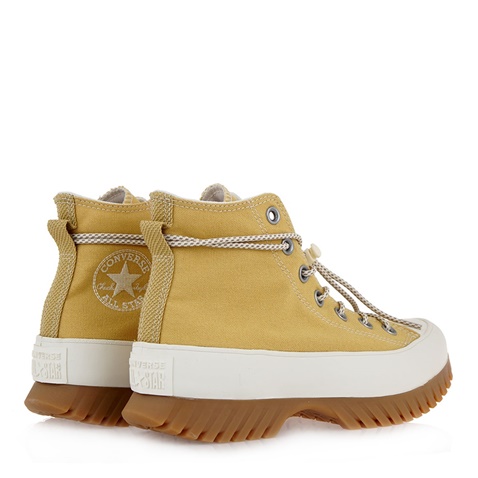 CONVERSE ALL STAR-Γυναικεία sneakers μποτάκια CONVERSE ALL STAR Q336X5003 μπεζ