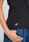 FUNKY BUDDHA-Γυναικείο essential t-shirt FUNKY BUDDHA μαύρο