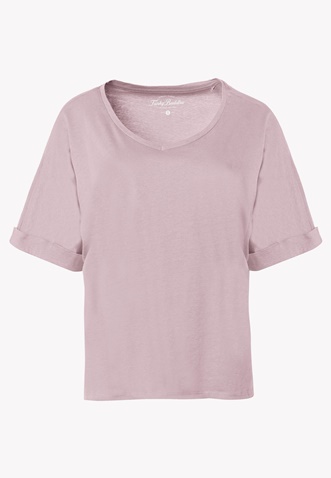 FUNKY BUDDHA-Γυναικείο loose t-shirt FUNKY BUDDHA μοβ