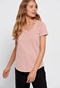 FUNKY BUDDHA-Γυναικείο t-shirt FUNKY BUDDHA ροζ
