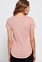 FUNKY BUDDHA-Γυναικείο t-shirt FUNKY BUDDHA ροζ