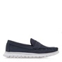 JK LONDON-Ανδρικά παπούτσια loafers JK LONDON Q528B7801 μπλε nubuck