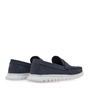 JK LONDON-Ανδρικά παπούτσια loafers JK LONDON Q528B7801 μπλε nubuck