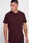 FUNKY BUDDHA-Ανδρικό essential t-shirt FUNKY BUDDHA μπορντο