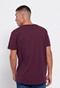 FUNKY BUDDHA-Ανδρικό t-shirt FUNKY BUDDHA loose fit μοβ
