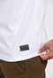FUNKY BUDDHA-Ανδρικό loose fit t-shirt FUNKY BUDDHA λευκό