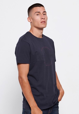 FUNKY BUDDHA-Ανδρικό t-shirt FUNKY BUDDHA μπλε