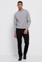 FUNKY BUDDHA-Ανδρικό super stretch jean παντελόνι FUNKY BUDDHA tapered fit τζιν μαύρο