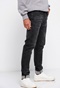 FUNKY BUDDHA-Ανδρικό jean παντελόνι FUNKY BUDDHA Regular slim fit μαύρο