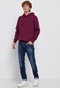 FUNKY BUDDHA-Ανδρικό jean παντελόνι FUNKY BUDDHA regular slim fit μπλε