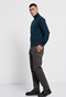 FUNKY BUDDHA-Ανδρικό chino παντελόνι FUNKY BUDDHA essential comfort fit γκρι