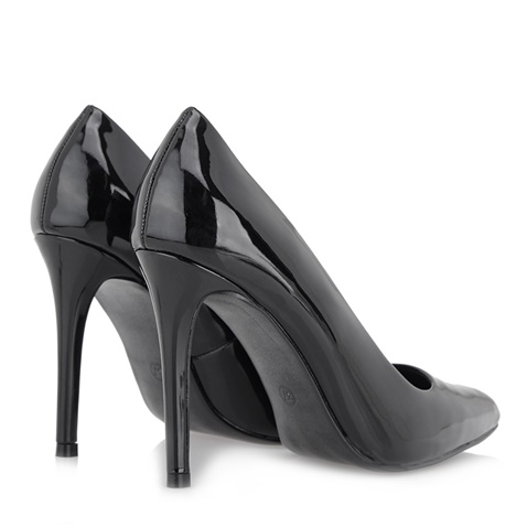 TXT WOMEN FASHION SHOES-Γυναικείες γόβες TXT WOMEN FASHION SHOES R192A3345 μαύρες λουστρίνι