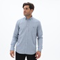 NAVY & GREEN-Ανδρικό πουκάμισο NAVY & GREEN COMFORT FIT γαλάζιο