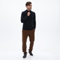NAVY & GREEN-Ανδρικό υφασμάτινο παντελόνι NAVY & GREEN MODERN FIT καφέ