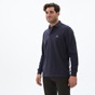 NAVY & GREEN-Ανδρική polo μπλούζα NAVY & GREEN CUSTOM FIT μπλε