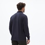 NAVY & GREEN-Ανδρική polo μπλούζα NAVY & GREEN CUSTOM FIT μπλε