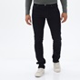NAVY & GREEN-Ανδρικό jean παντελόνι NAVY & GREEN LOW WAIST σκούρο μπλε
