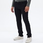 NAVY & GREEN-Ανδρικό jean παντελόνι NAVY & GREEN LOW WAIST σκούρο μπλε