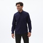 NAVY & GREEN-Ανδρικό πουκάμισο NAVY & GREEN COMFORT FIT μπλε