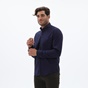 NAVY & GREEN-Ανδρικό πουκάμισο NAVY & GREEN COMFORT FIT μπλε