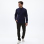 NAVY & GREEN-Ανδρικό πουκάμισο NAVY & GREEN COMFORT FIT μπλε