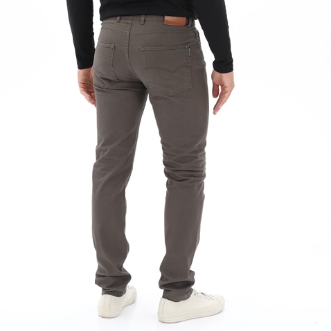 NAVY & GREEN-Ανδρικό casual παντελόνι NAVY & GREEN MODERN FIT γκρι