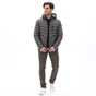NAVY & GREEN-Ανδρικό casual παντελόνι NAVY & GREEN MODERN FIT γκρι