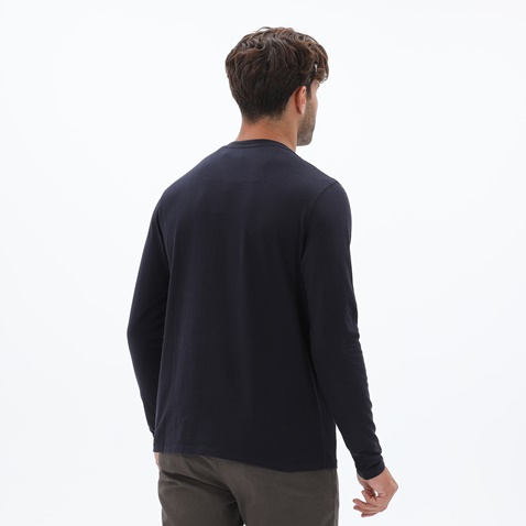 NAVY & GREEN-Ανδρική μπλούζα NAVY & GREEN μπλε