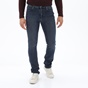 NAVY & GREEN-Ανδρικό jean παντελόνι NAVY & GREEN REGULAR WAIST μπλε