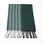 NAVY & GREEN-Ανδρικό κασκόλ NAVY & GREEN πράσινο γκρι
