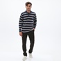 NAVY & GREEN-Ανδρικό υφασμάτινο παντελόνι NAVY & GREEN MODERN FIT χακί